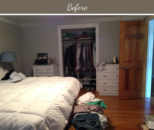 Before and After: A Yellow and Gray Bedroom Makeover
