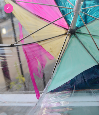 Tutorial: DIY Easy Geometric Painted Umbrella