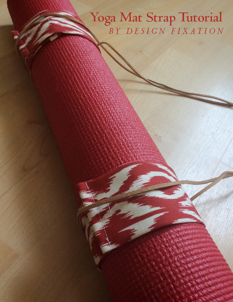 Sewing Tutorial /// DIY Yoga Mat Carrying Straps