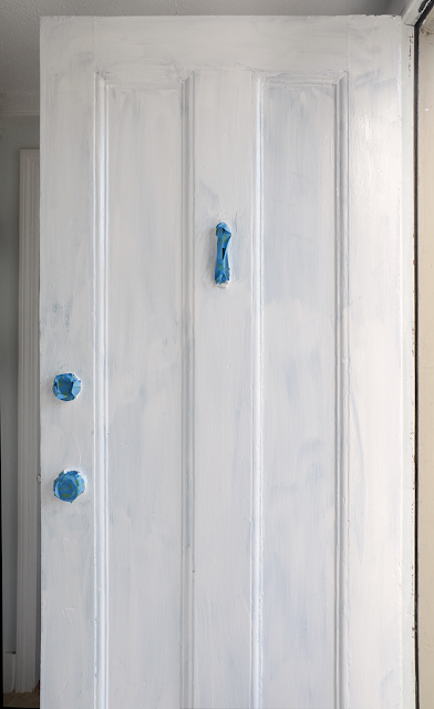 Colorful Front Door Makeover and Tutorial With DecoArt Curb Appeal Paint