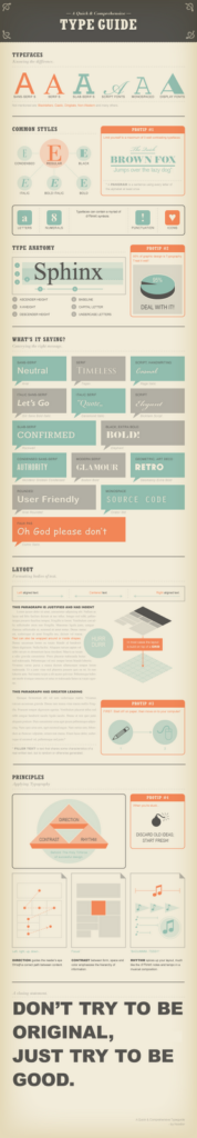 {Typeface Tuesday} A Type Infographic