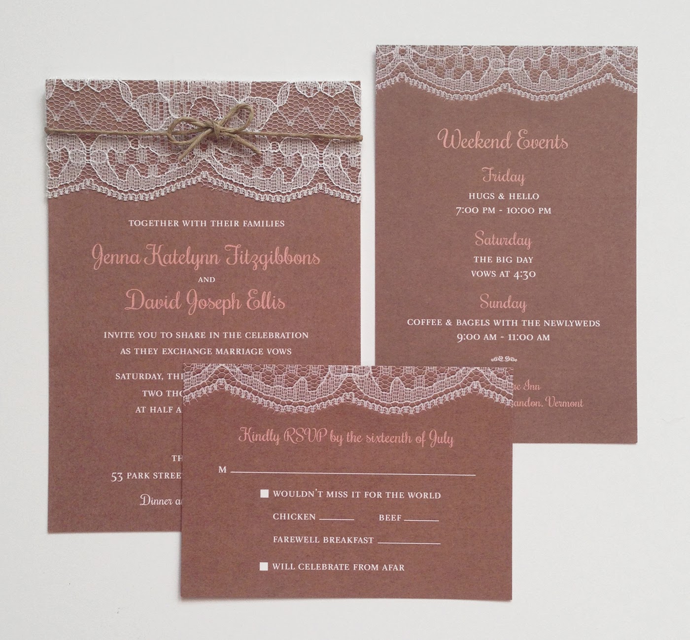 My Latest Wedding Invitation Designs | Design Fixation