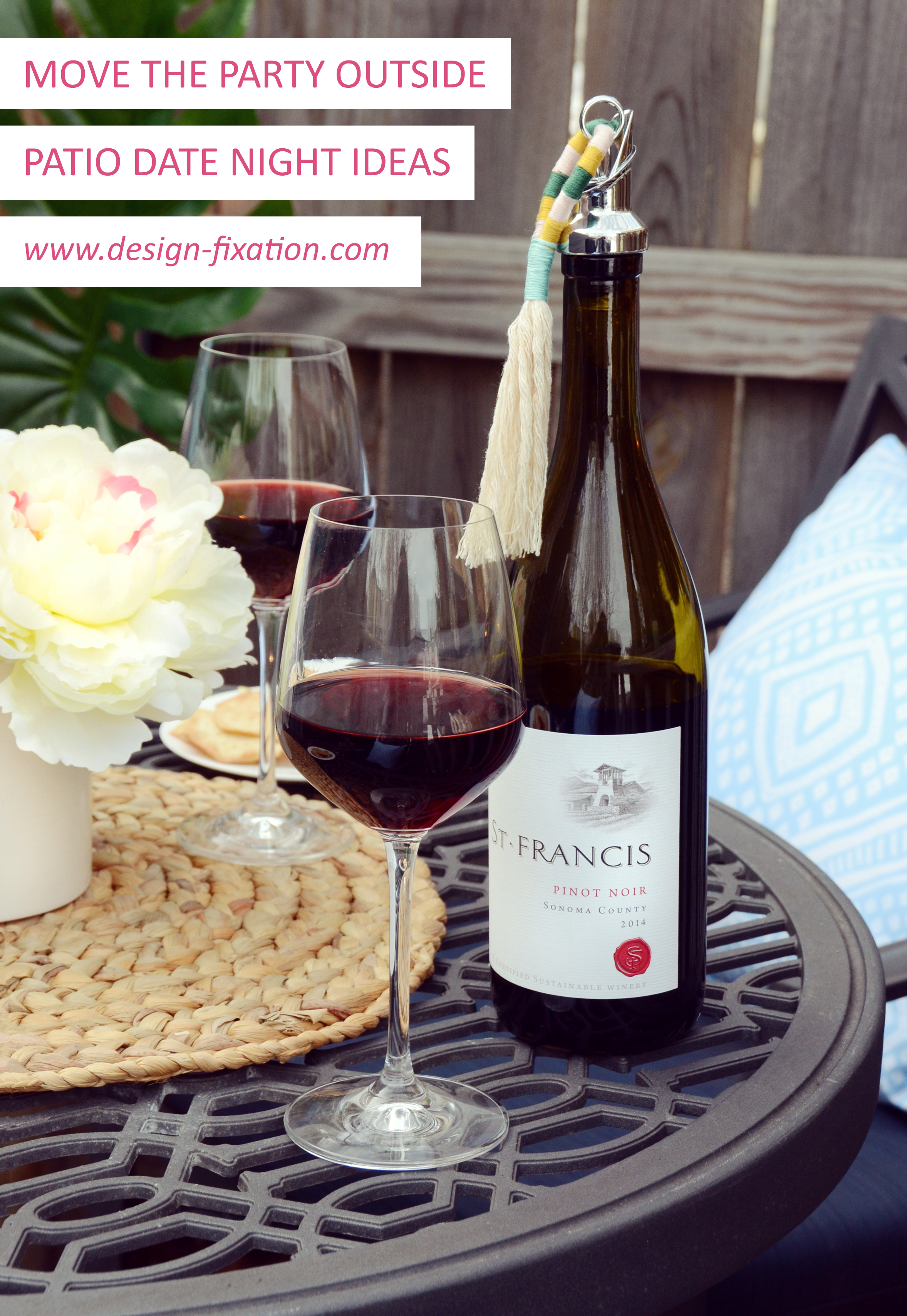My Favorite Patio Date Night Ideas /// By Faith Towers Provencher of Design Fixation