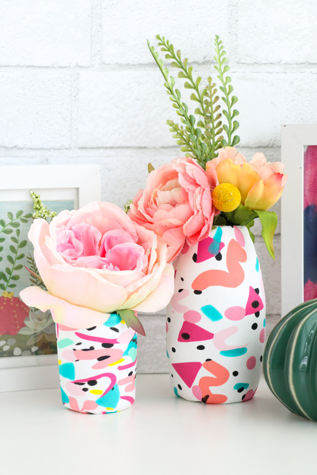 Terrazzo Vases /// 10 Colorful DIY Projects To Usher In Spring by Design Fixation
