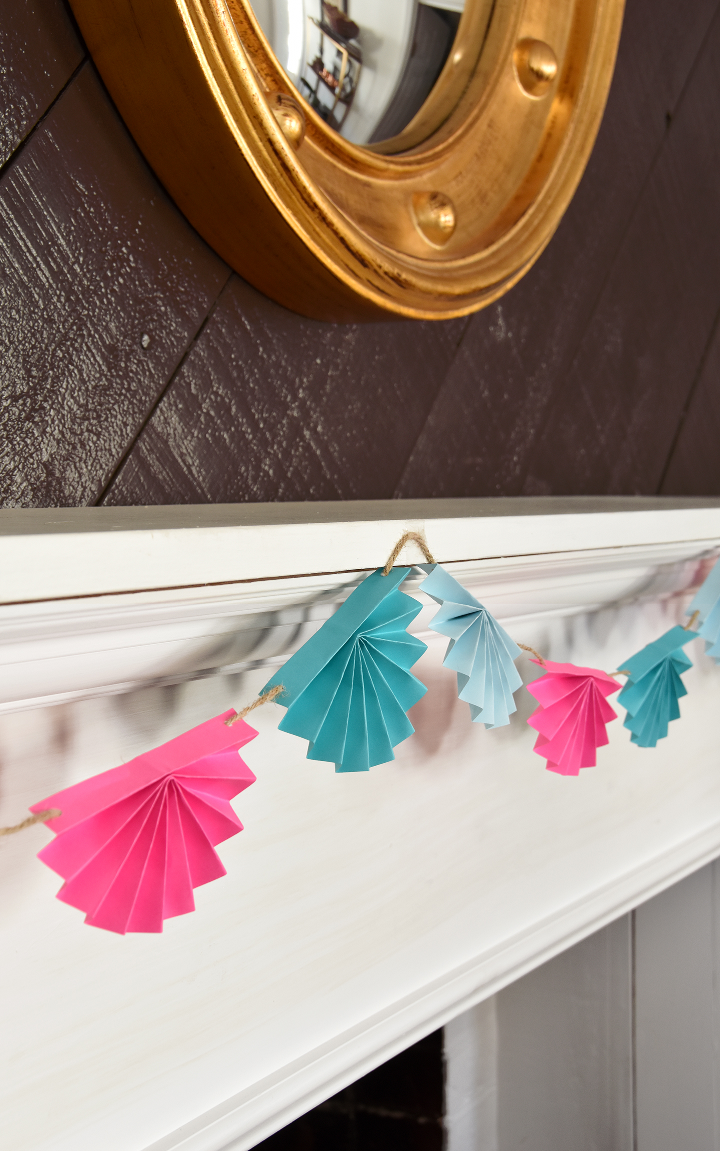 DIY Paper Garland! 10 Creative Kids Crafts Using Things You Already Have /// By Faith Provencher of Design Fixation #easy #kid #craft #ideas