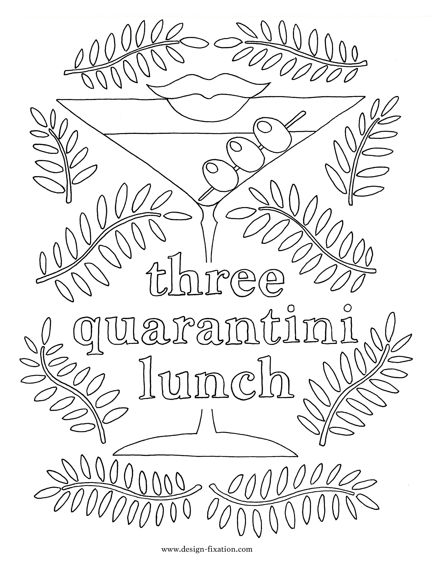 Download Free Coloring Page... Ease Your Quarantine Stress ...