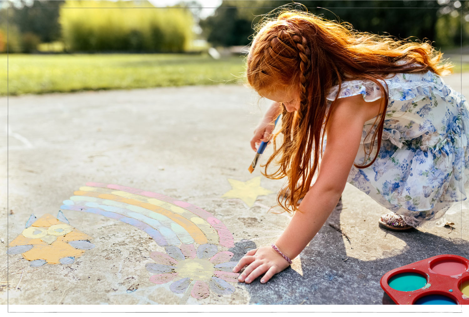 DIY Chalk Paint: Stress Free Summer Activity for All Ages /// By Faith Provencher of Design Fixation with Julia Morrissey #chalkpaint #diy #kids #summer