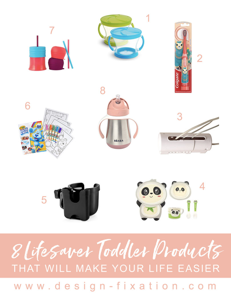 8 Genius Toddler Products That Make Life Easier /// By Design Fixation #toddler #baby #gift