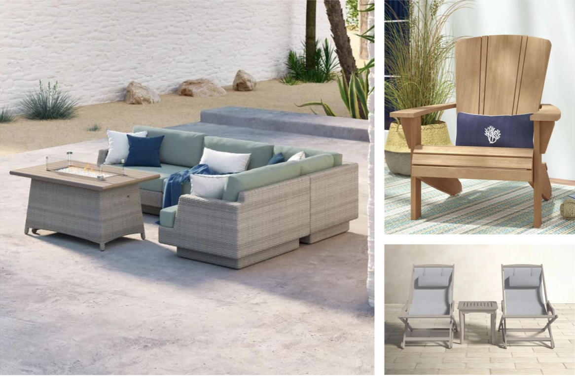 Outdoor Style Edit With Wayfair /// By Design Fixation #patio #backyard #trends 