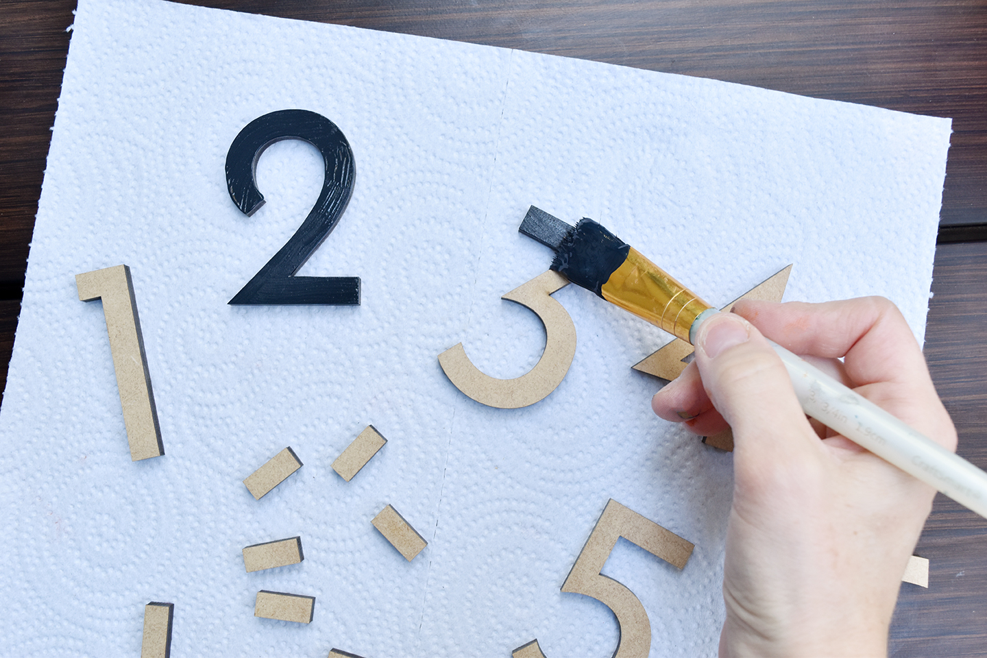 Wooden Numbers - Craft Cuts